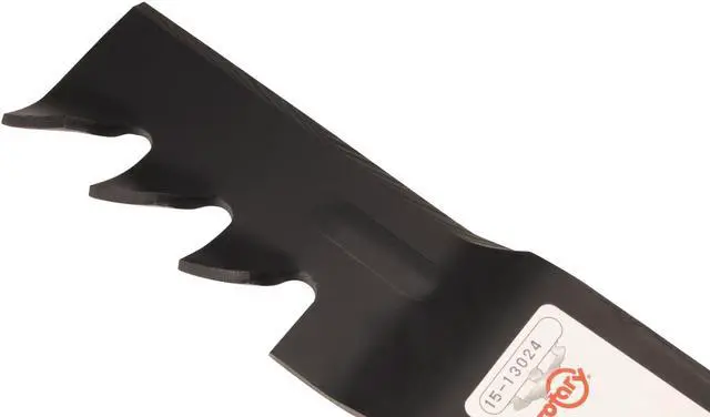 Alt view image 7 of 7 - Rotary® 13024 Mower Blades Fit 80244001 580244002 21-15/16 Length 2-1/2 Width .150 Thickness 5 PT ST Center Hole Fits 22in. Deck