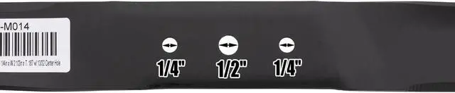 Alt view image 7 of 7 - Erie Outdoor Power Equipment (9) Straight Low-Lift Blade fits Ferris® 1520843 5020843 32-inch 48-inch Deck