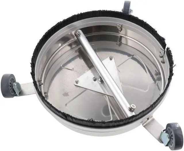 Alt view image 2 of 3 - Erie Tools 14" Stainless Steel Hot and Cold Pressure Washer Surface Cleaner with 3 Wheels 1/4-inch Quick Connect No Handle 4000 PSI 4 GPM