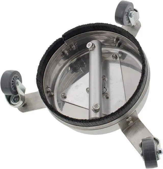 Alt view image 2 of 3 - Erie Tools 8" Stainless Steel Pressure Washer Flat Surface Cleaner with Wheels