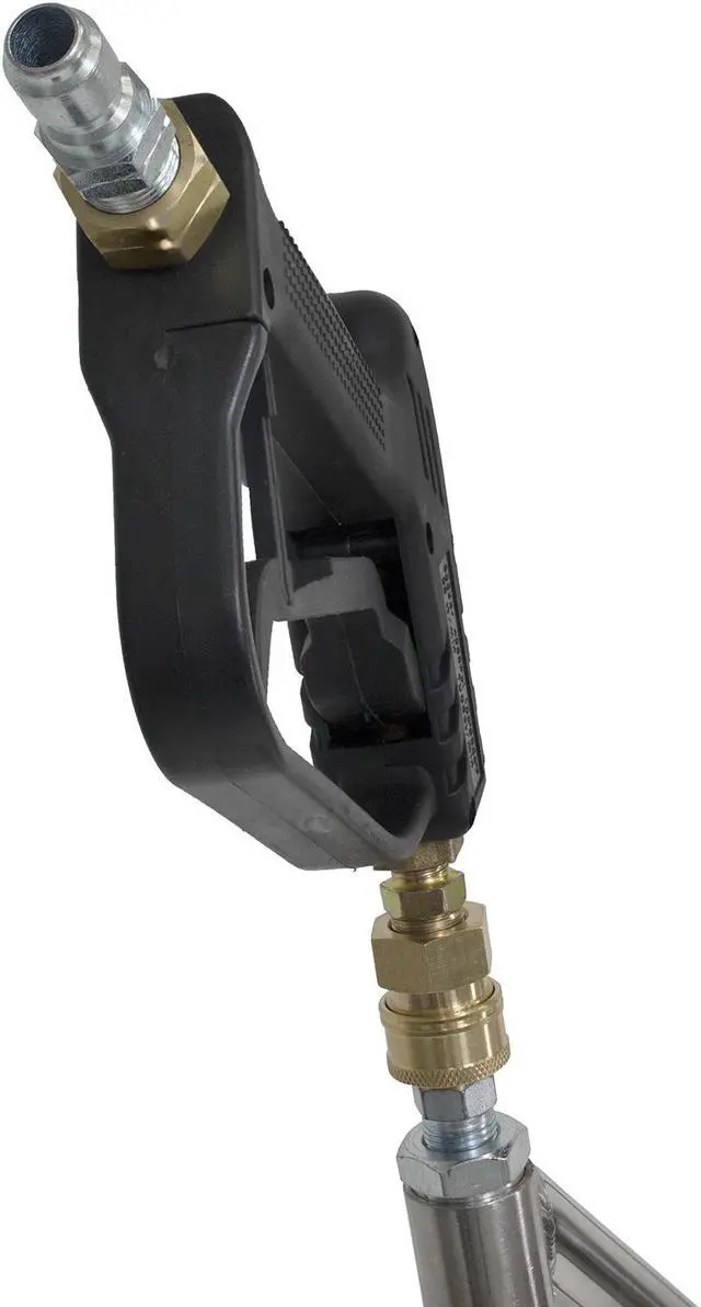 Alt view image 7 of 7 - Erie Tools 18" Stainless Steel Hot and Cold Pressure Washer Flat Surface Cleaner with Wheels 4000 PSI 12 GPM