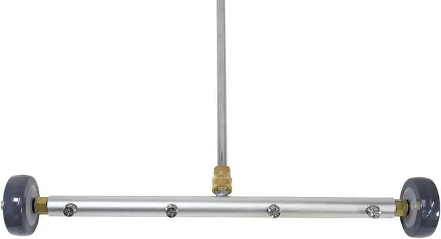 Alt view image 4 of 5 - Erie Tools 19" Undercarriage Surface Cleaner 4 Spray Tip Nozzles 4000 PSI with Swivel Fittings and Wheels