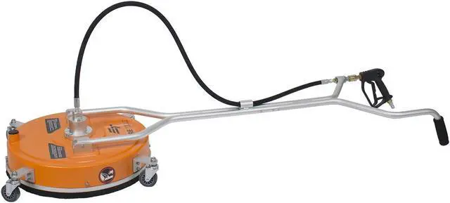 Alt view image 5 of 7 - Erie Tools 20" Polypropylene Surface Cleaner with Vacuum Port with Wheels and Wand Pressure Washer Attachment 4000 PSI, 10.5 GPM