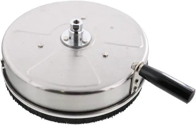 Main image of Erie Tools 12" Stainless Steel Surface Cleaner Pressure Washer Attachment with Handle 4000 PSI, 8 GPM, No Wheels, Gun