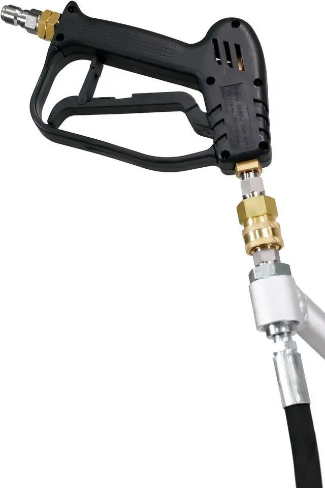 Alt view image 8 of 8 - Erie Tools 20" Polypropylene Flat Surface Cleaner Pressure Washer Attachment with Handle 4000 PSI, 10.5 GPM, No Wheels