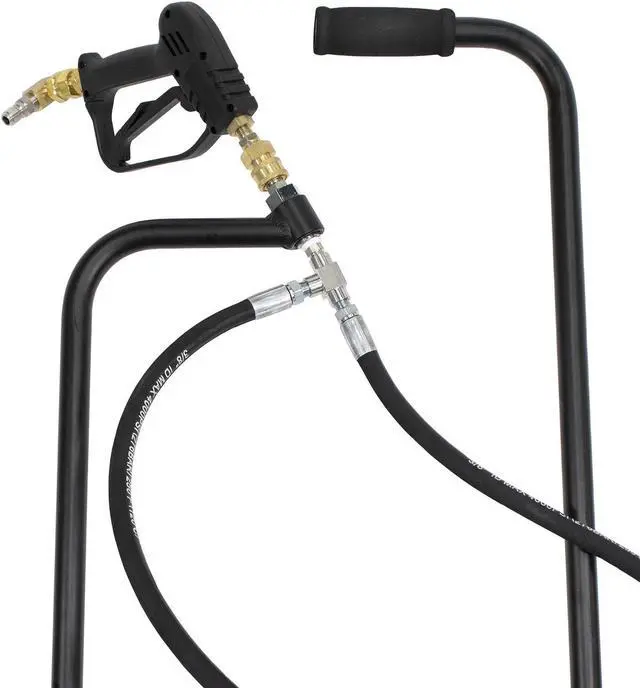 Alt view image 4 of 5 - Erie Tools 36" Aluminum Flat Surface Cleaner for Hot Cold Water Pressure Washer 4000 PSI 21 GPM with Wheels