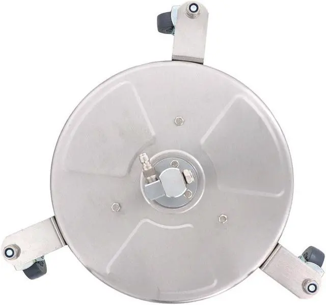 Alt view image 3 of 3 - Erie Tools 12" Stainless Steel Surface Cleaner with Wheels for Hot Cold Water Pressure Washer 4000 PSI 8 GPM No Wand