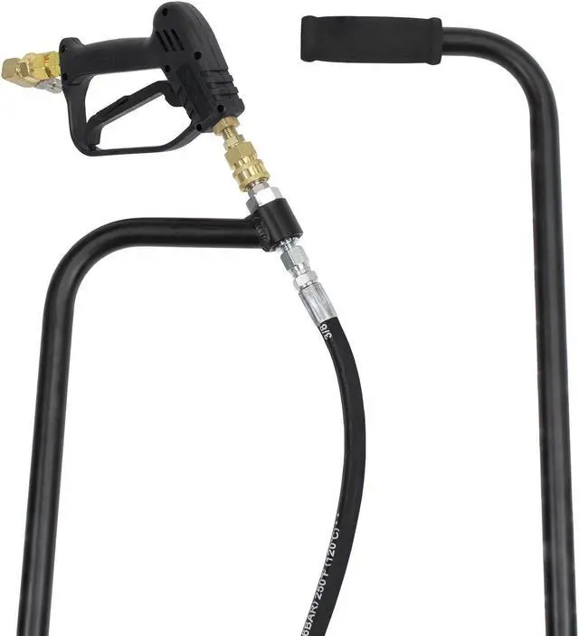 Alt view image 4 of 5 - Erie Tools 30" Aluminum Flat Surface Cleaner for Hot Cold Water Pressure Washer 4000 PSI 10.5 GPM with Wheels