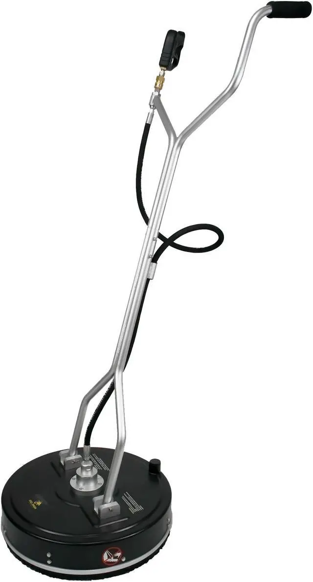Alt view image 2 of 8 - Erie Tools 20" Polypropylene Flat Surface Cleaner Pressure Washer Attachment with Handle 4000 PSI, 10.5 GPM, No Wheels