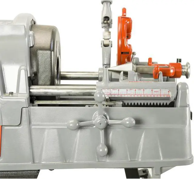 Alt view image 7 of 7 - RIDGID® 535A V3 Auto Chuck Pipe Threading Machine 84097 with 341 Reamer 811A Die Head and 47765 47770 High Speed Steel Dies