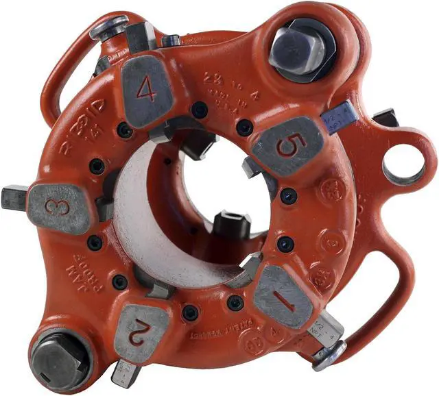 Alt view image 6 of 7 - RIDGID®700 Bundle with 141 Geared Threader 774 Adapter and Steel Dragon Tools®  460 Stand 418 Oiler Bucket
