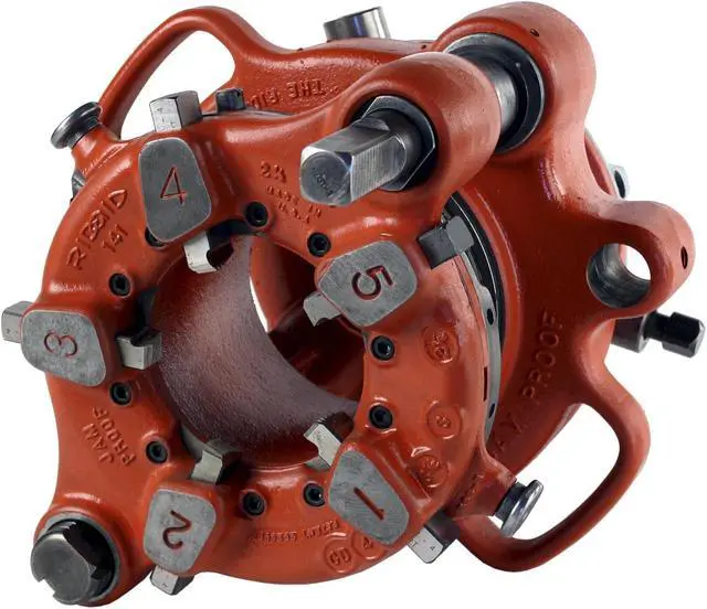 Alt view image 3 of 7 - RIDGID®700 Bundle with 141 Geared Threader 774 Adapter and Steel Dragon Tools®  460 Stand 418 Oiler Bucket