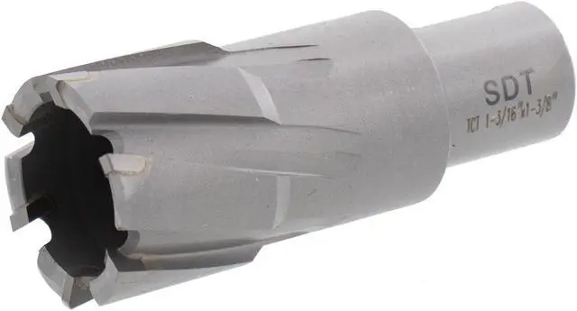 Alt view image 4 of 7 - Steel Dragon Tools® 7pc. Tungsten Carbide Tipped Annular Cutter Kit 1-3/8" Depth and 9/16 in. to 1-3/8 in.