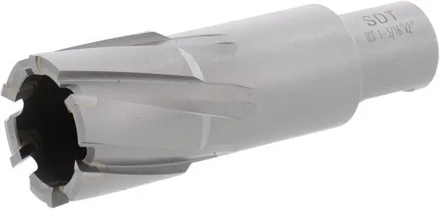 Alt view image 4 of 7 - Steel Dragon Tools® 7pc. Tungsten Carbide Tipped Annular Cutter Kit 2" Depth and 9/16 in. to 1-3/16 in.