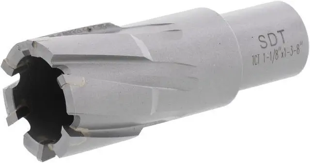 Alt view image 4 of 7 - Steel Dragon Tools® 7pc. Tungsten Carbide Tipped Annular Cutter Kit 1-3/8" Depth and 1/2 in. to 1-1/8 in.