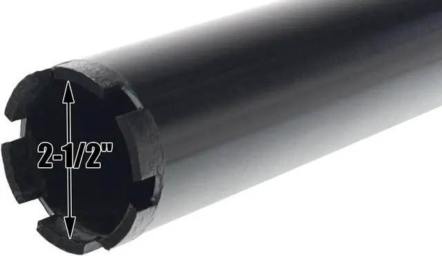 Alt view image 2 of 5 - Steel Dragon Tools® 2-1/2" (63 mm) Wet Diamond Concrete Core Drill Bit