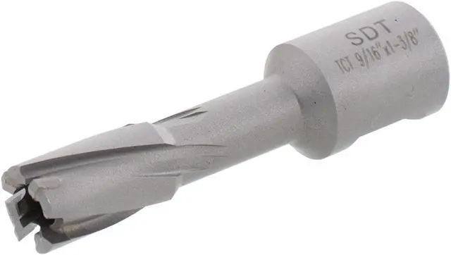 Alt view image 6 of 7 - Steel Dragon Tools® 7pc. Tungsten Carbide Tipped Annular Cutter Kit 1-3/8" Depth and 9/16 in. to 1-3/8 in.