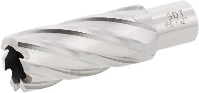 Alt view image 6 of 7 - Steel Dragon Tools® AC2-7PCLG 7PC Annular Cutter Kit Depth 2" Large Sizes 1" - 2" 1 Pin