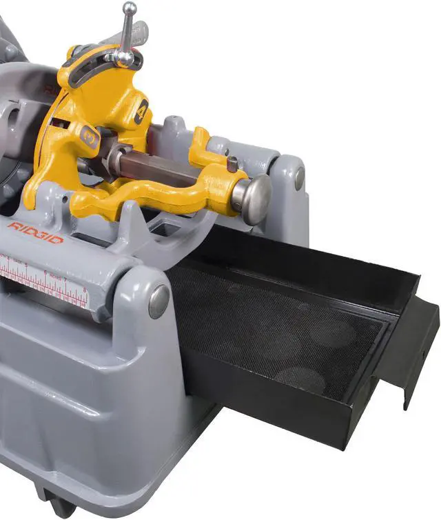 Alt view image 6 of 7 - RIDGID® 535 V3 Manual Chuck Pipe Threading Machine with Steel Dragon Tools® 811A Die Head and High Speed Steel Dies