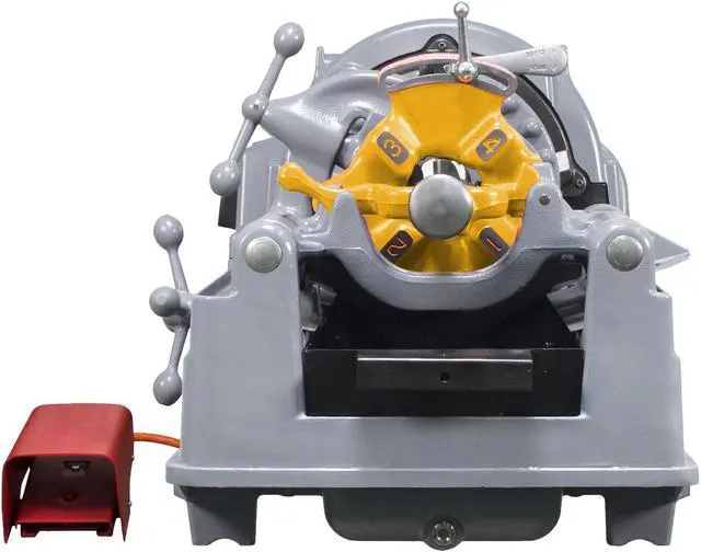 Alt view image 2 of 7 - RIDGID® 535 V3 Manual Chuck Pipe Threading Machine with Steel Dragon Tools® 811A Die Head and High Speed Steel Dies