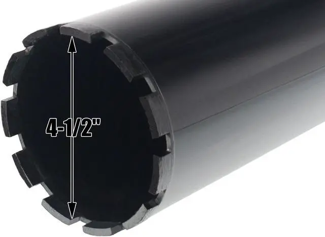 Alt view image 2 of 5 - Steel Dragon Tools® 4-1/2" (114 mm) Wet Diamond Concrete Core Drill Bit