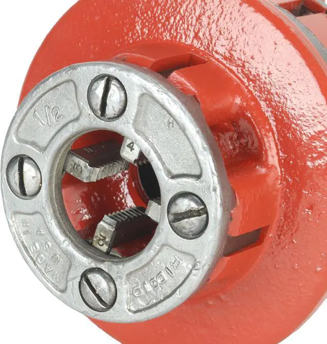 Alt view image 7 of 7 - RIDGID® 37390 Old Style Die Head 1/2" and Steel Dragon Tools® Dies