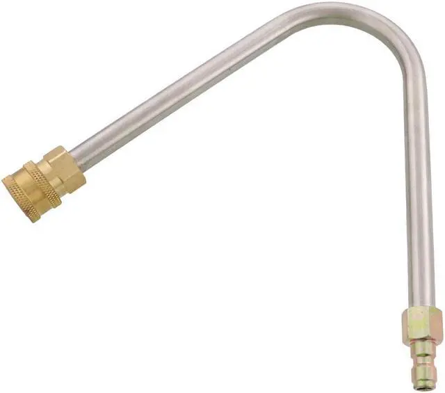 Main image of Steel Dragon Tools® 4000 PSI U-Bend Gutter Cleaning Attachment for Telescopic Wand 1/4" Plug x 1/4" Quick Connect