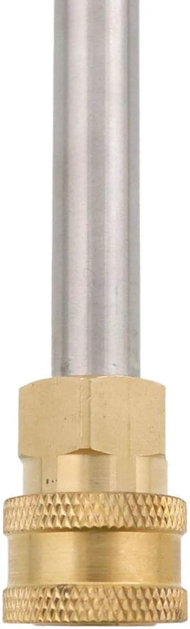 Alt view image 3 of 3 - Steel Dragon Tools® 4000 PSI U-Bend Gutter Cleaning Attachment for Telescopic Wand 1/4" Plug x 1/4" Quick Connect