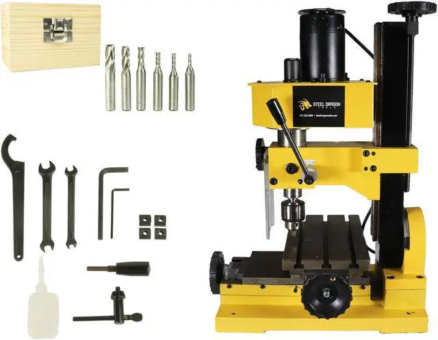 Main image of Steel Dragon Tools® Variable Speed Mini Milling Machine Benchtop Drilling