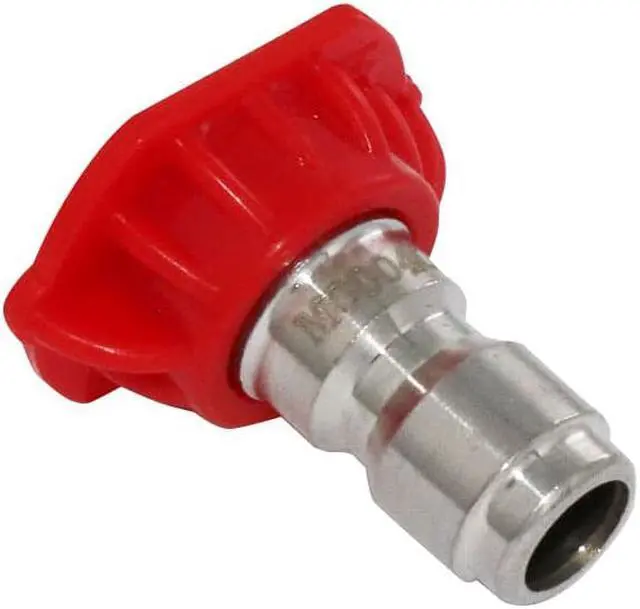 Alt view image 2 of 4 - Steel Dragon Tools® 1/4" Quick Connect 0 Degree Nozzle 4.5 Orifice 4000 PSI