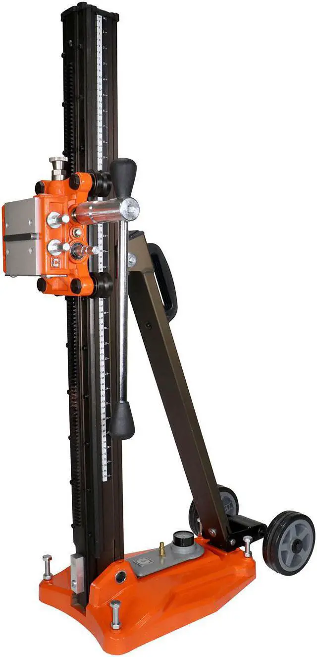 Main image of Cayken Aluminum Diamond Core Drill Rig Stand with Vacuum Plate and Wheels