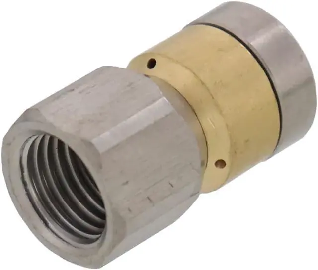 Alt view image 3 of 3 - Erie Tools Rotating 1/4 in. Sewer Jetter Drain Cleaning Nozzle, 12.0 Orifice, 4000 PSI, Max Temp 200 F