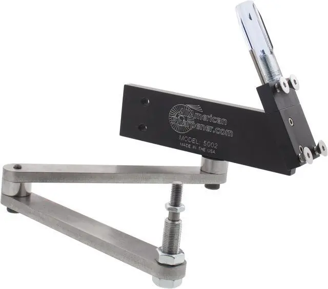 Alt view image 3 of 7 - All American Sharpener 5002 Sharpener Kit for Standard Straight Lawn Mower Blades with Angle Grinder and Wheel