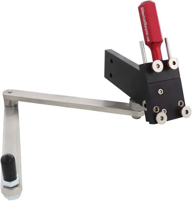 Alt view image 3 of 5 - All American Sharpener Model 5000 Lawn Mower Blade Sharpener for Mulching and Standard Lawn Mower Blades