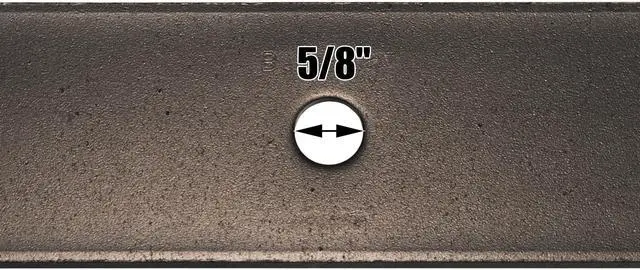 Alt view image 6 of 7 - 9 USA Mower Blades U15207BP High-Lift for Exmark 103-0301 103-0301-S 103-1580-S 103-2530 1-633483 613112 613250 Length 20-1/2 in. Width 2-1/2 in. Thickness .203 in. Center Hole 5/8 in. 60 in. Deck