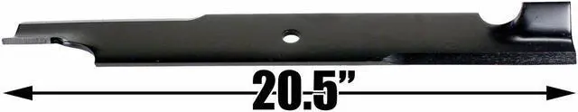 Alt view image 4 of 7 - 3 USA Mower Blades U13276BP High-Lift for Toro 08899100 08979600 09081200 105-7718 105-7718-03 105-7777-03 Length 20-1/2 in. Width 2-1/2 in. Thickness .250 in. Center Hole 5/8 in. 60 in. Deck