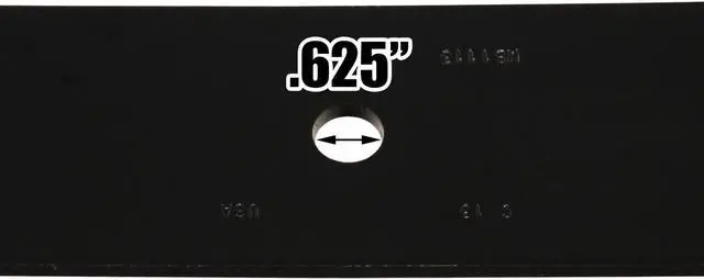 Alt view image 6 of 7 - USA Mower Blades (6) AYP498BP High Lift Blade Fits AYP® Craftsman® 127843 134149 127843 138498 532127843 Length 21 in. Width 2 1/4 in. Thickness .150 in. Center Hole 5 PT ST 42 in. Deck