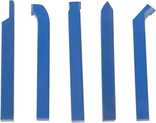 Alt view image 3 of 4 - Erie Tools 5 Piece Cutting Set 5/16" Tungsten Carbide Tips for Mini Metal Lathe