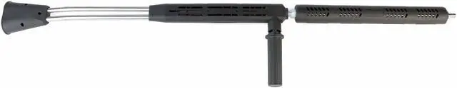 Alt view image 2 of 6 - Erie Tools 40in. Stainless Steel Seamless Tube Vented 5000 PSI Dual Lance Wand Molded Grip for Power Pressure Washer