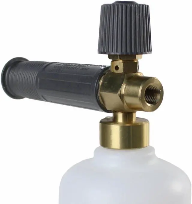 Alt view image 3 of 6 - Erie Tools 32 oz Adjustable Foam Generating 4000 PSI Pressure Washer Soap Gun with 1/4 in. Female Inlet