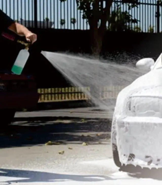 Alt view image 6 of 6 - Erie Tools 32 oz Adjustable Foam Generating 4000 PSI Pressure Washer Soap Gun with 1/4 in. Female Inlet