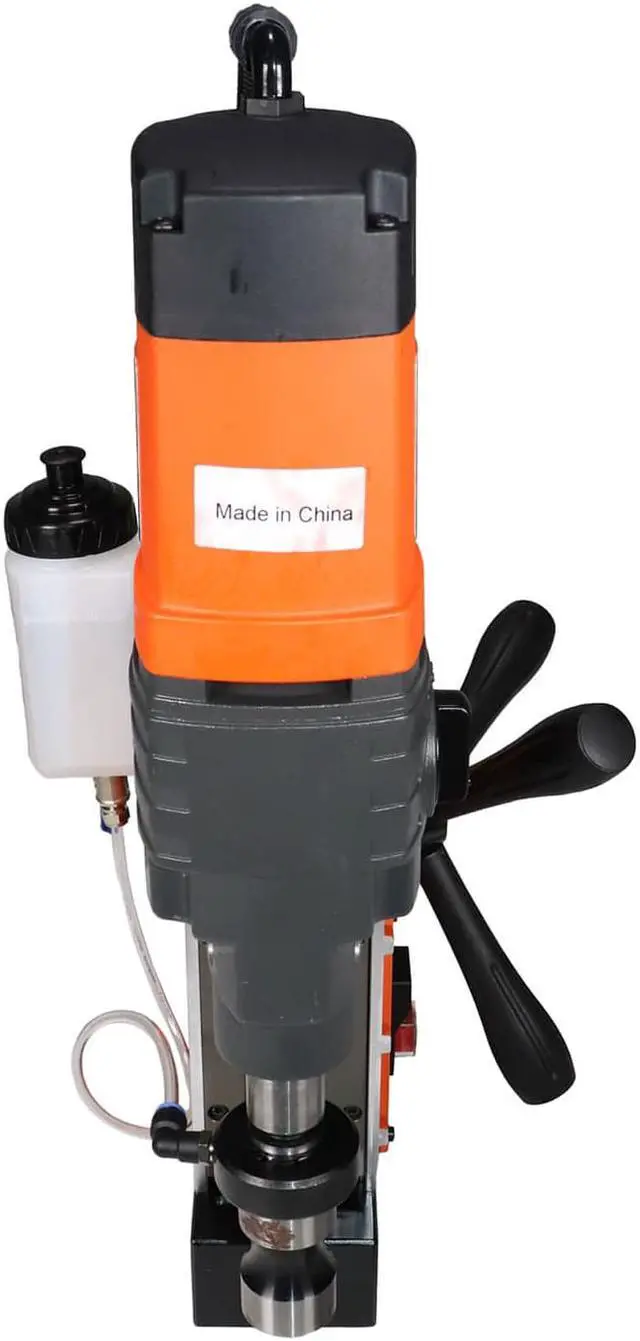 Alt view image 4 of 7 - Cayken KCY-48-2WDO 1.8in. Magnetic Drill Press with 1700W Variable Speed Motor MT2 to Weldon Shank 3260 LBS Magnetic Force