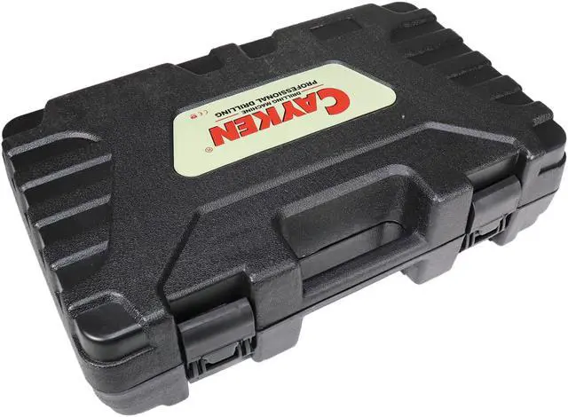 Alt view image 2 of 7 - Cayken KCY-48-2WDO 1.8in. Magnetic Drill Press with 1700W Variable Speed Motor MT2 to Weldon Shank 3260 LBS Magnetic Force