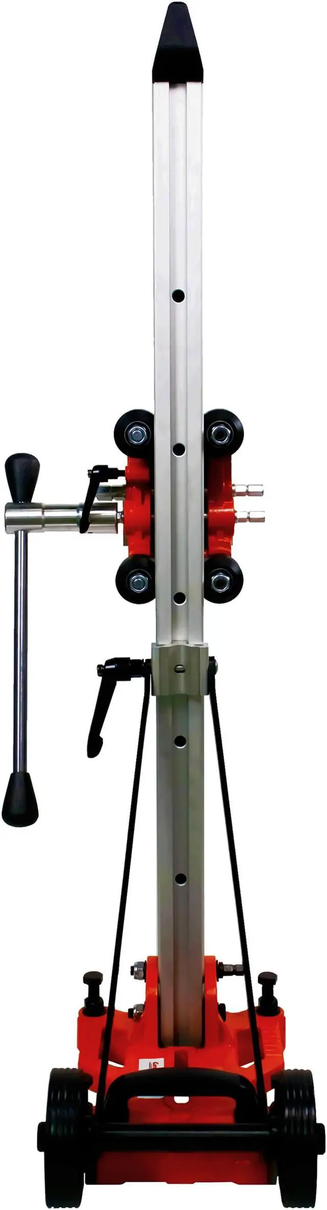 Alt view image 5 of 7 - Cayken 400F Aluminum Diamond Core Drill Rig Stand Quick Adjustable Angle 4.5in. Wheels for Easy Portability