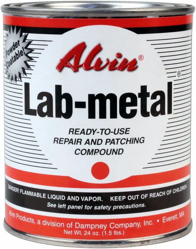 Main image of Alvin 24oz Lab Metal Durable Economical Repair Putty Dent Filler & Patching Compound Epoxy
