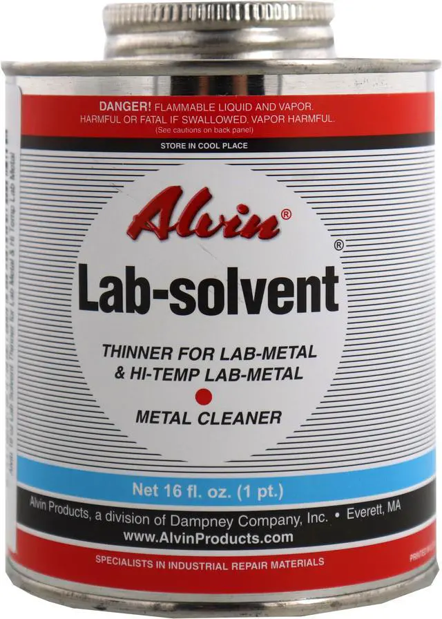 Alt view image 3 of 3 - Alvin 14 oz Lab Metal Hi Temp Repair & Patching Compound with Alvin 16 oz Lab Solvent Thinner