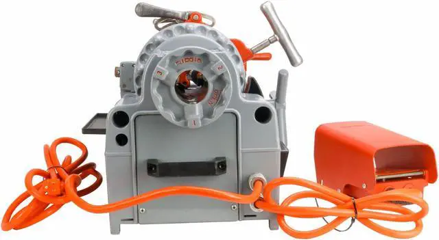 Alt view image 3 of 7 - RIDGID® 1215 Pipe Threading Machine 61142 with 811A Die Head & High Speed Steel Dies