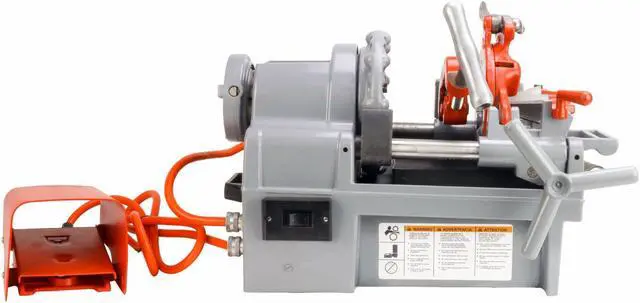 Alt view image 4 of 7 - RIDGID® 1215 Pipe Threading Machine 61142 with 811A Die Head & High Speed Steel Dies