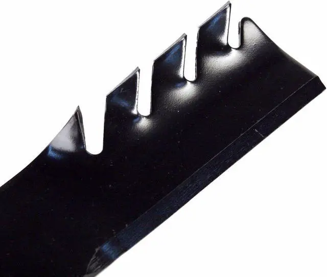 Alt view image 5 of 7 - 2 Gator Mulching Toothed Mower Blades for Kees 100340 483011 483046 48" Deck