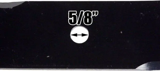 Alt view image 7 of 7 - 2 Gator Mulching Toothed Mower Blades for Kees 100340 483011 483046 48" Deck